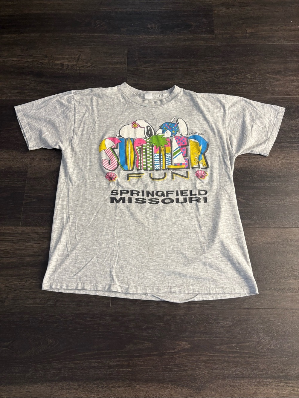 Vintage Snoopy Summer Fun Springfield Missouri Tshirt